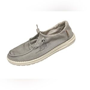 Women’s Hey Dude Wendy Chambray Light Gray Size 10